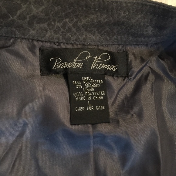 Brandon Thomas snakeskin jacket blazer. Large. - Picture 4 of 6